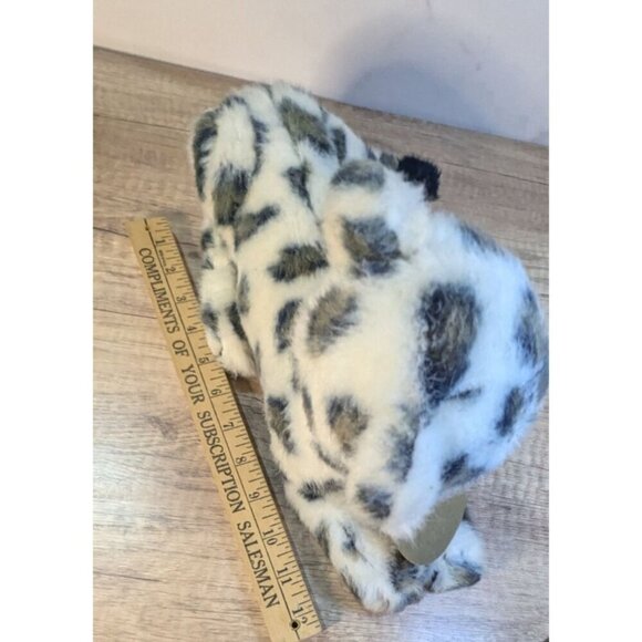 Vintage Dakin Snow Leopard Plush Toy 1989 Realistic Stuffed Animal 12" - Picture 8 of 10